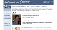 Desktop Screenshot of bocapersonaltrainer.com